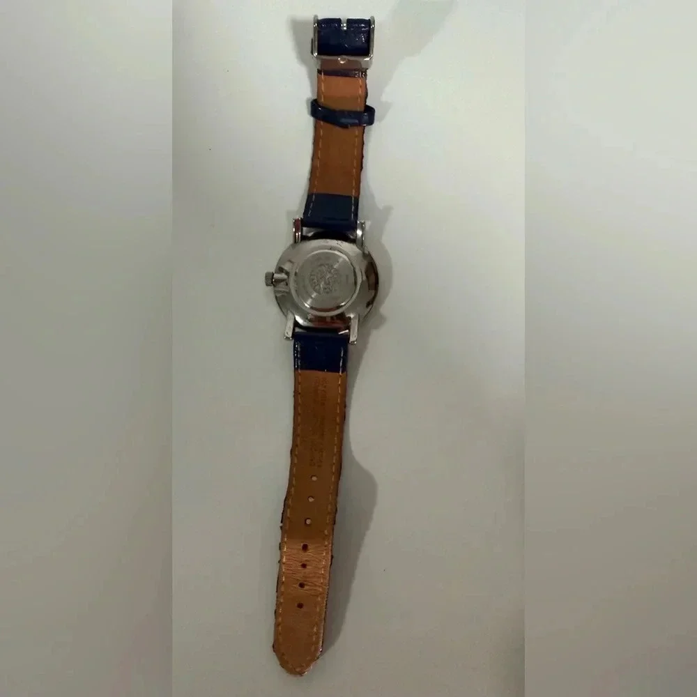 Anne Klein Silver Tone MOP Dial Watch blue needs new battery’s